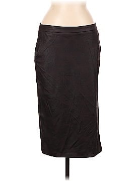 Waverly Grey Faux Leather Skirt (view 1)