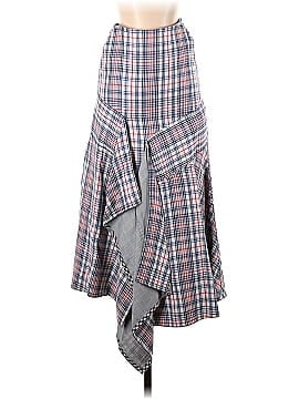 Teija Structured Draped Midi Skirt (view 1)