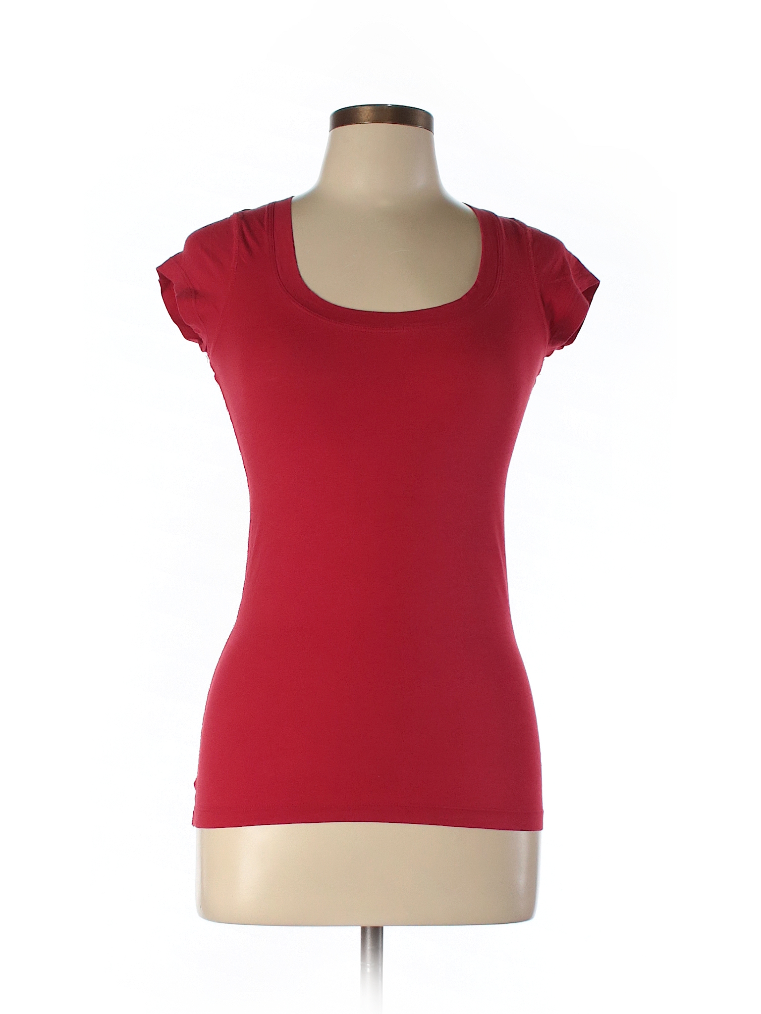 Theory Solid Red Short Sleeve T-Shirt Size M - 75% off | thredUP