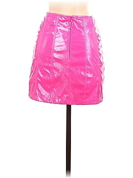 Collective Concepts Faux Leather Skirt (view 2)