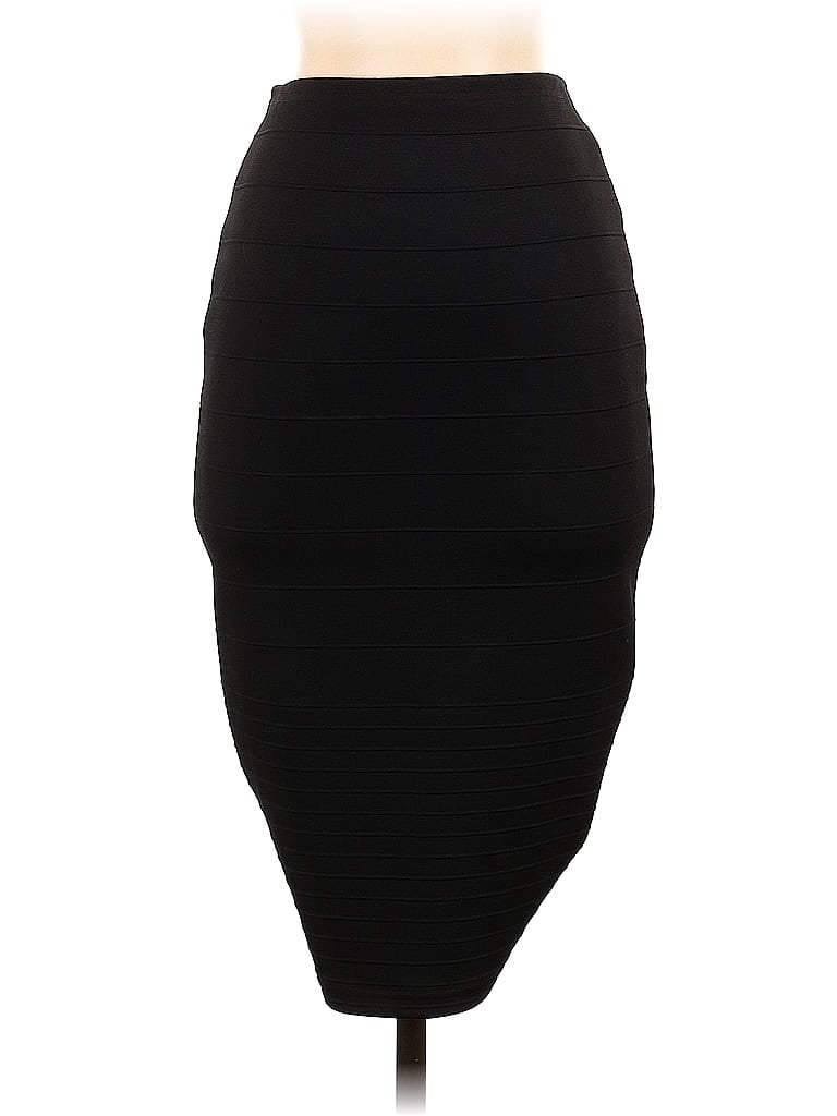 Topshop Formal Skirt In Black