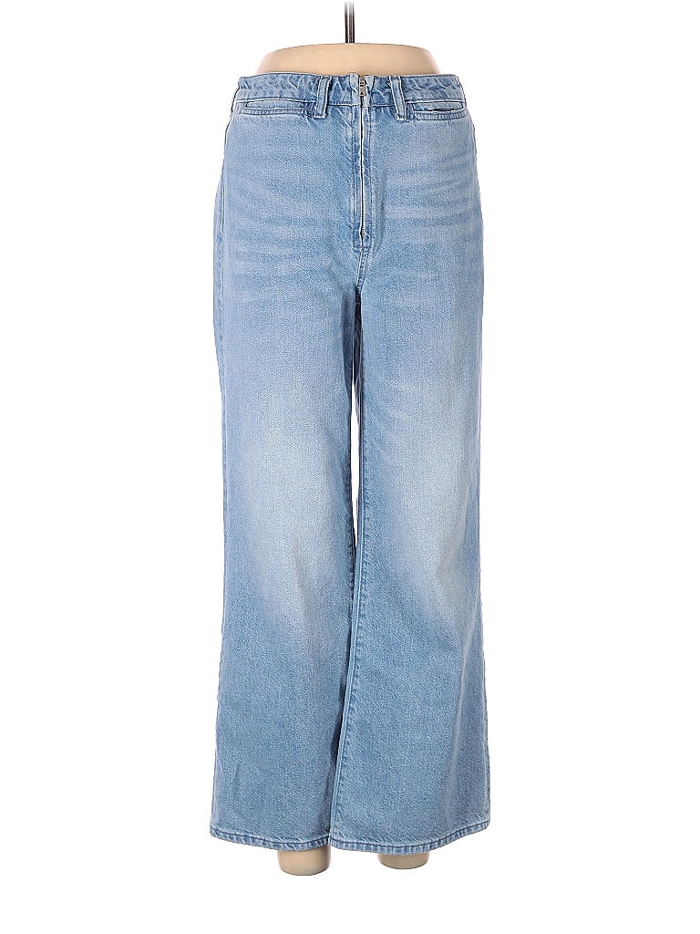 &Denim by H&M 100% Cotton Solid Blue Jeans 29 Waist - 51% off | thredUP