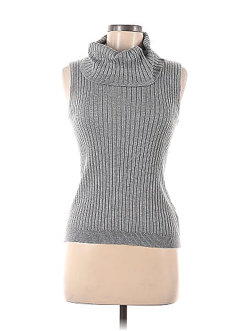 Cable and gauge sleeveless on sale turtleneck