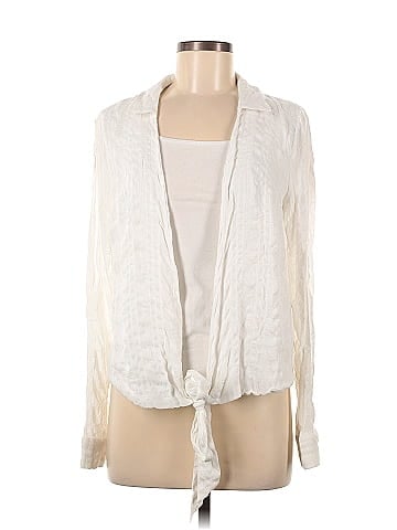 En Creme Long Sleeve Blouse (view 1)