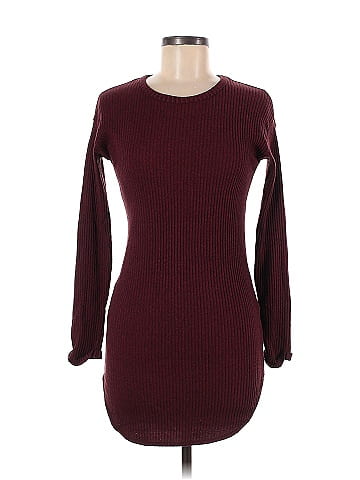 Topshop shop burgundy dress