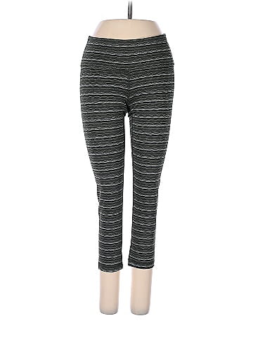 90 Degree by Reflex Stripes Gray Active Pants Size XS - 72% off