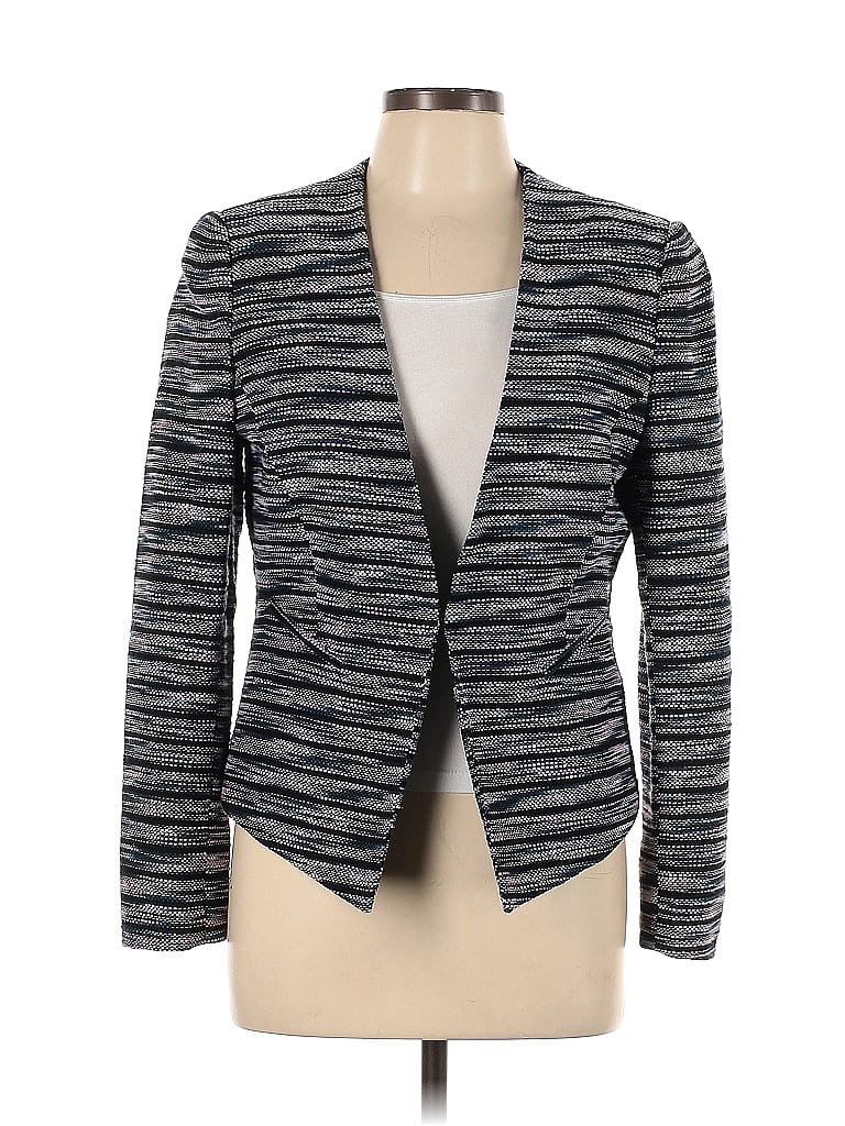 Tahari by ASL 100 Cotton Gray Jacket Size 10 75 off ThredUp