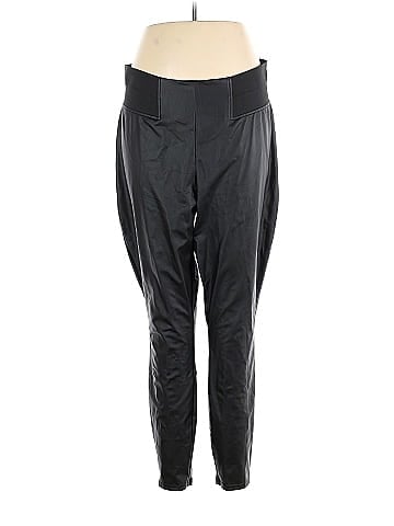 Simply Vera Vera Wang Solid Black Casual Pants Size 1X (Plus) - 75