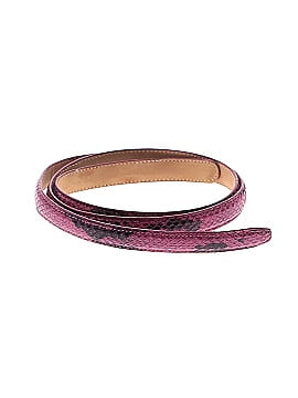 Tanner Snake Embossed Leather Belt (view 1)