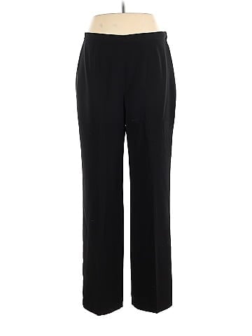 Collections for Le Suit 100% Polyester Solid Black Dress Pants Size 14 -  85% off