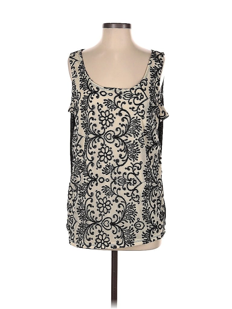 Click to view more detailed imagery on our partner's website Pre-owned Maurices Sleeveless Top Ivory Scoop Neck Tops In White