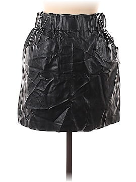 Goodnight Macaroon Faux Leather Skirt (view 1)