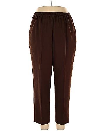 alfred dunner brown pants