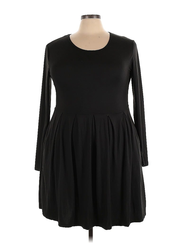 Unbranded Solid Black Cocktail Dress Size 20 (Plus) - photo 1