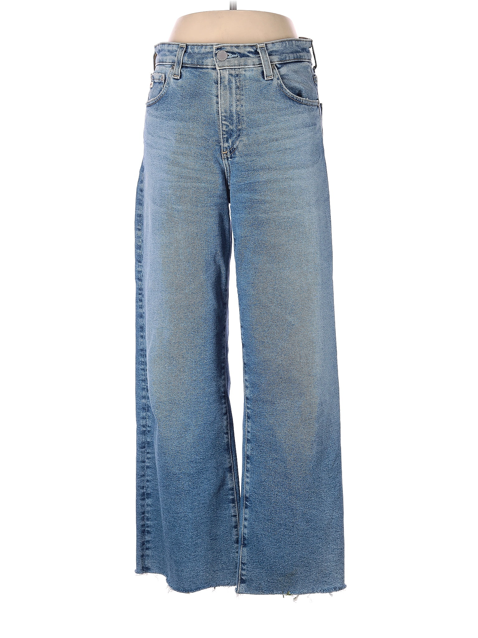 Adriano Goldschmied Solid Blue Jeans 28 Waist - 78% off | thredUP