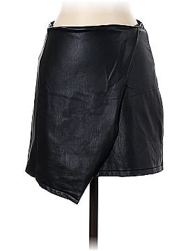 Rewash Faux Leather Skirt (view 1)