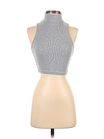 Silver 2024 sleeveless turtleneck