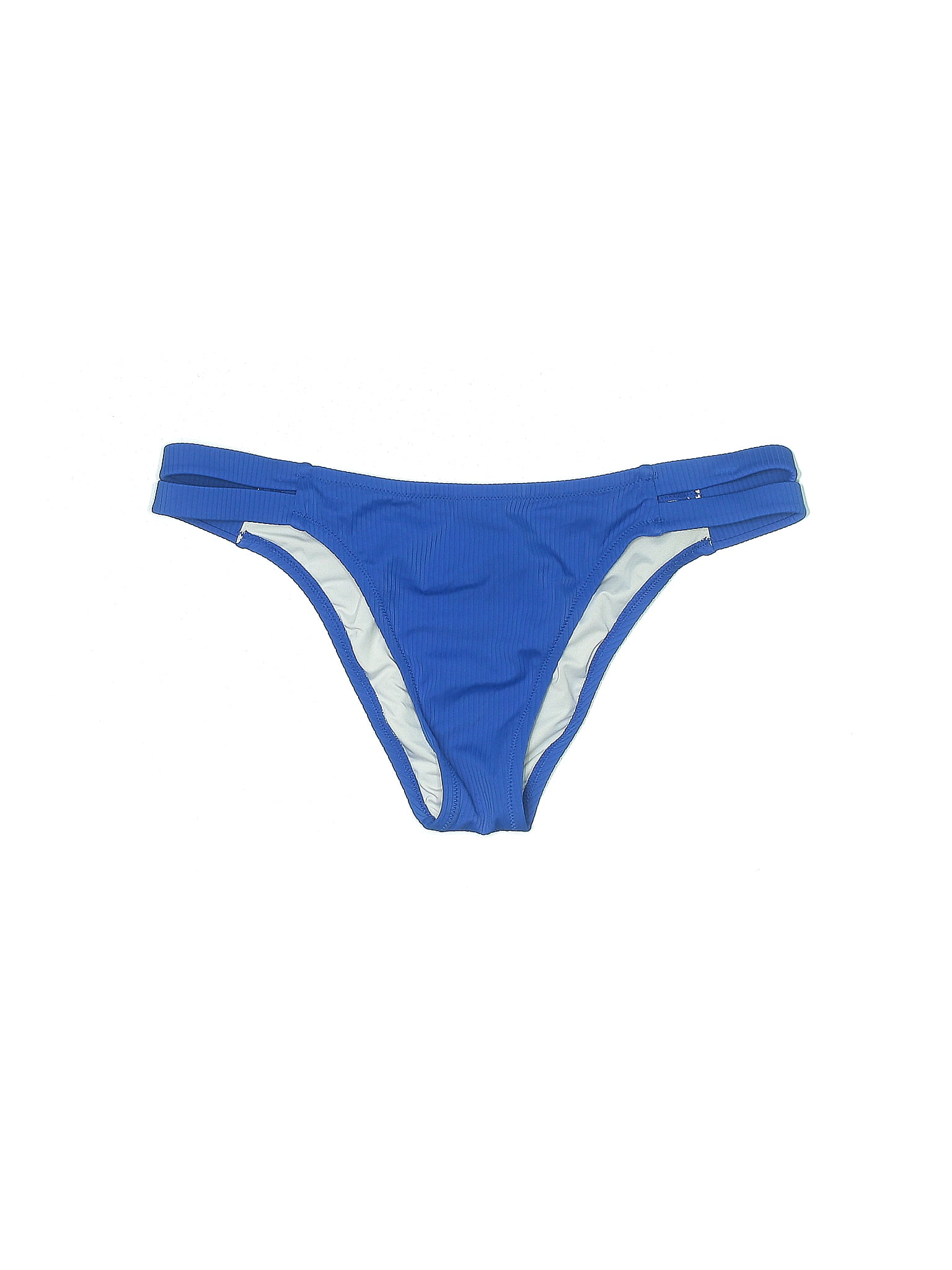 Shade & Shore Solid Blue Swimsuit Bottoms Size L 50 off thredUP