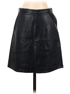 dip Faux Leather Skirt (view 1)