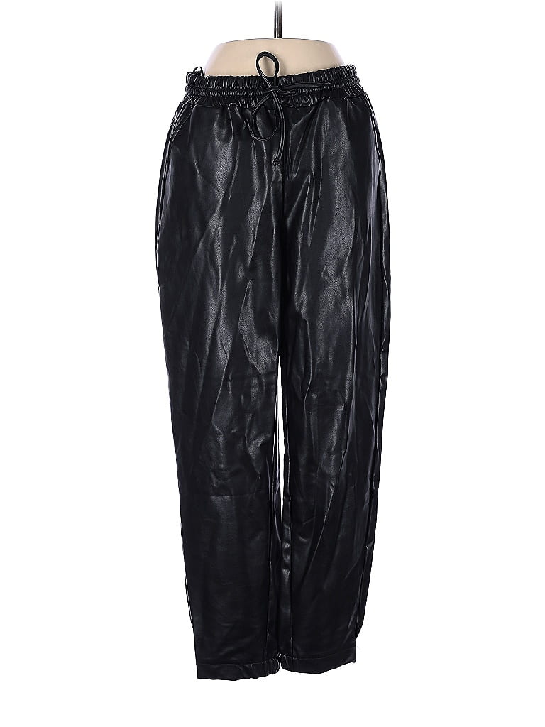 Pre-owned Rd Style Faux Leather Pants In Black