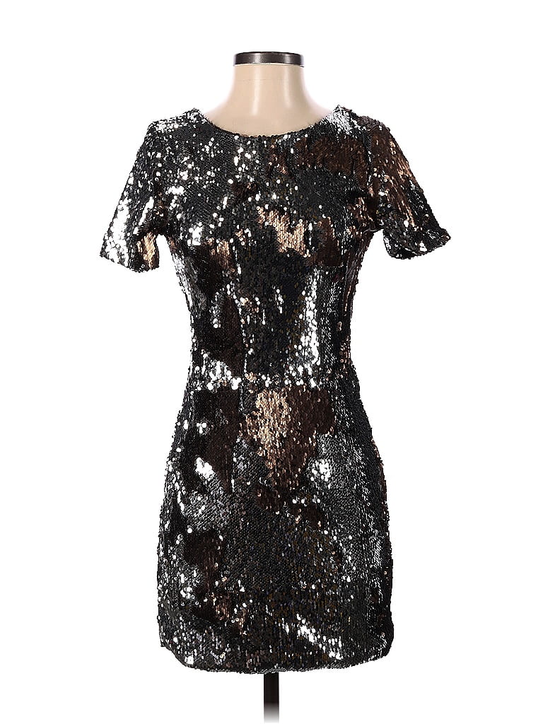 black sequin dress with feathers Feather Trim Mesh SW067 Size:XLarge Fabric: JERSEY Banana Republic Solid Black