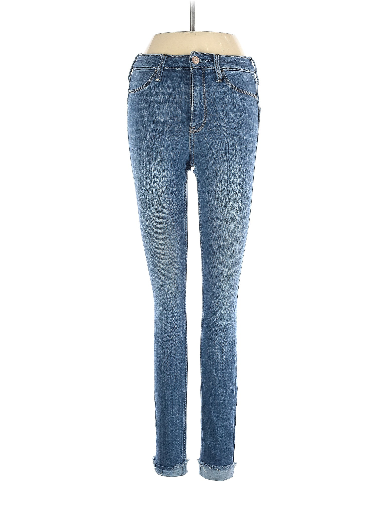 Hollister Solid Blue Jeggings Size 00 - 71% off