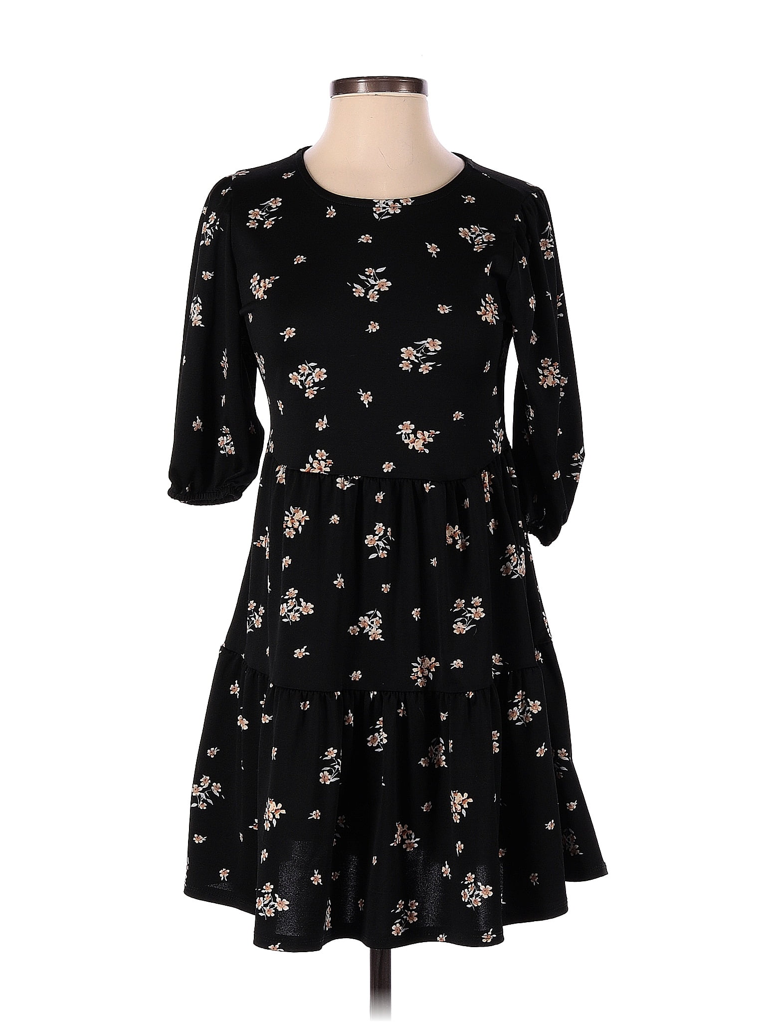 Altar'd State Floral Black Casual Dress Size S - 71% off | thredUP