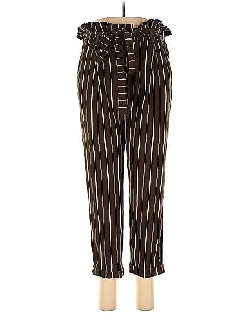 No Boundaries Stripes Brown Casual Pants Size M - 56% off