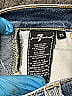 7 For All Mankind Chevron-herringbone Stripes Blue Jeans Size 25 waist - photo 3