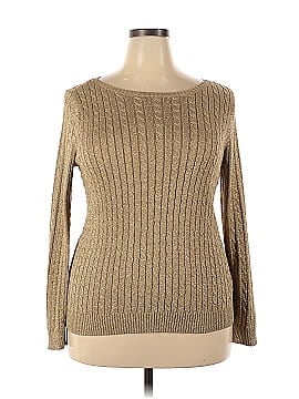 Lauren by Ralph Lauren Silk Pullover Sweater (view 1)