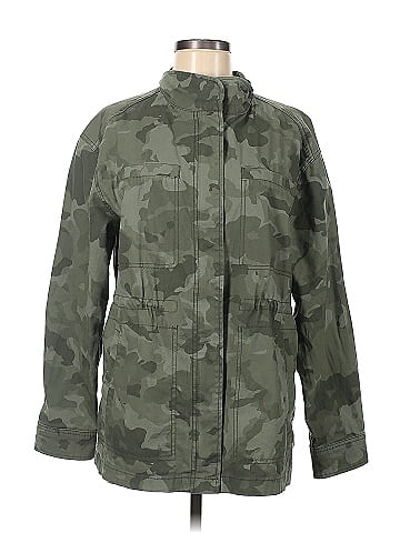 Camouflage jacket womens hot sale old navy