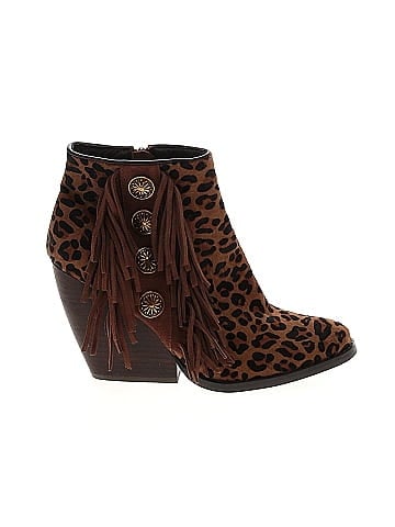 very volatile leopard booties