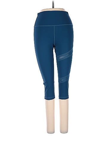 Zyia Active Solid Teal Blue Leggings Size 6 - 8 - 47% off