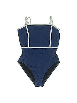 Solid & Striped One Piece Swimsuit (view 1)