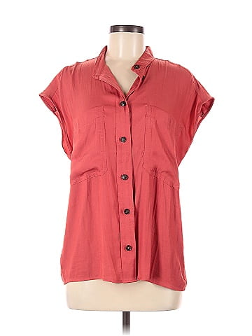 banana republic short sleeve blouse