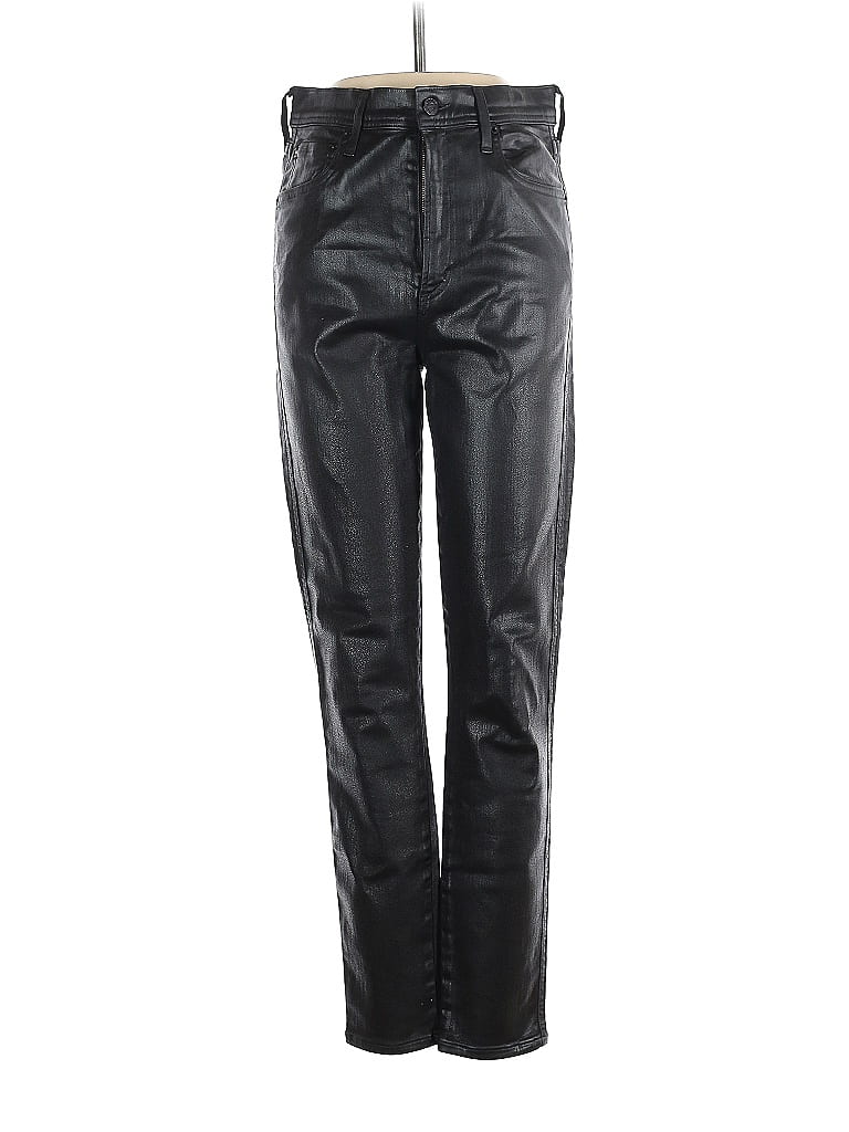 AGOLDE Black Faux Leather Pants 26 Waist - photo 1