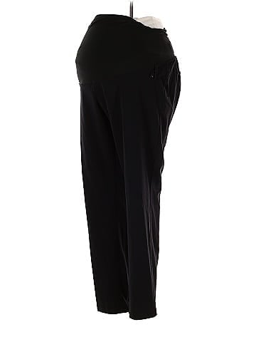 Motherhood Solid Black Casual Pants Size XL (Maternity) - 49% off