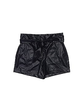 DKNY Faux Leather Shorts (view 1)