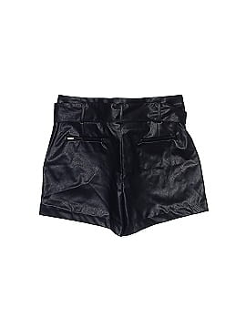 DKNY Faux Leather Shorts (view 2)