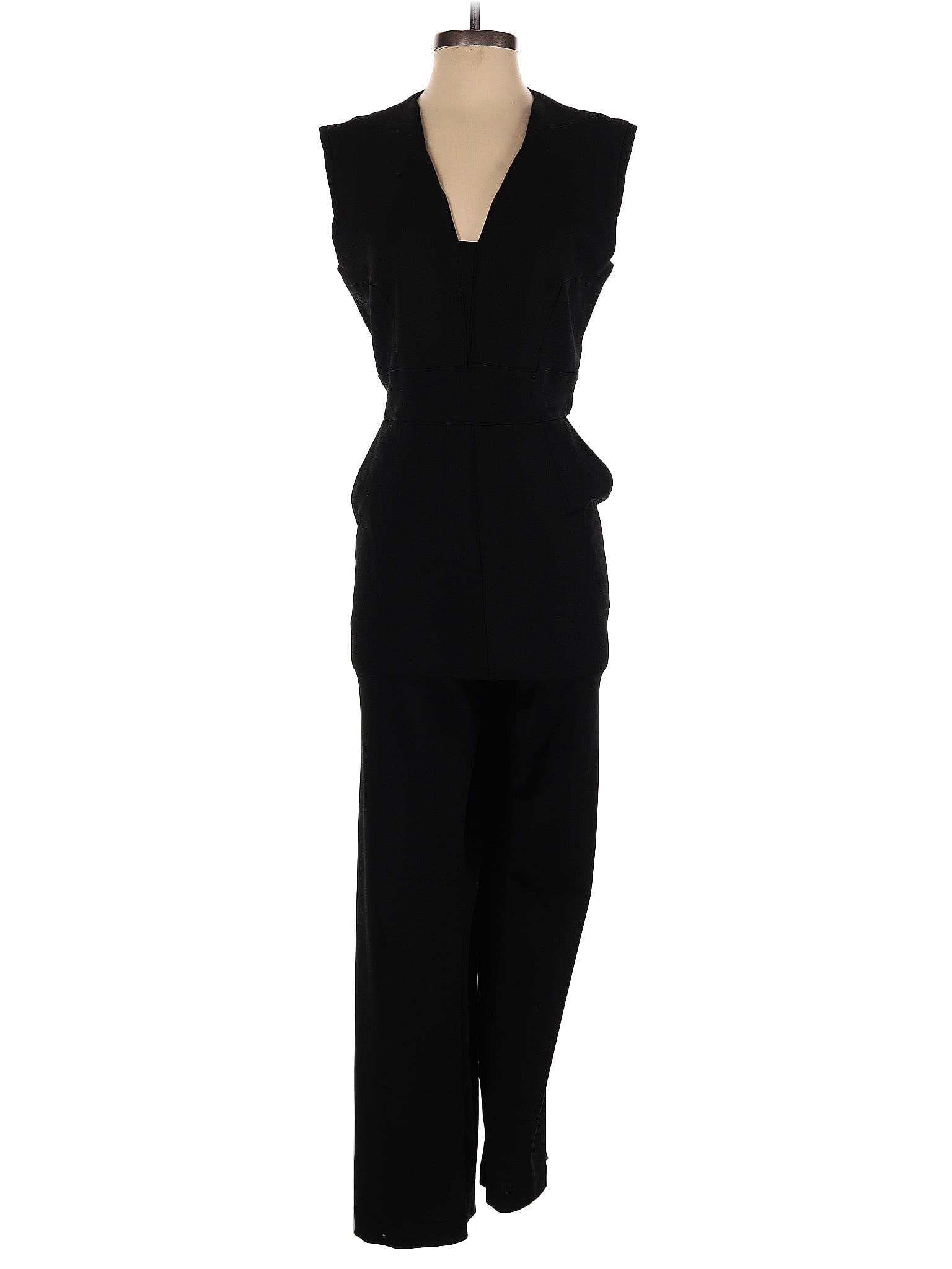 Shelby & Palmer Solid Black Jumpsuit Size 8 - 47% off | thredUP