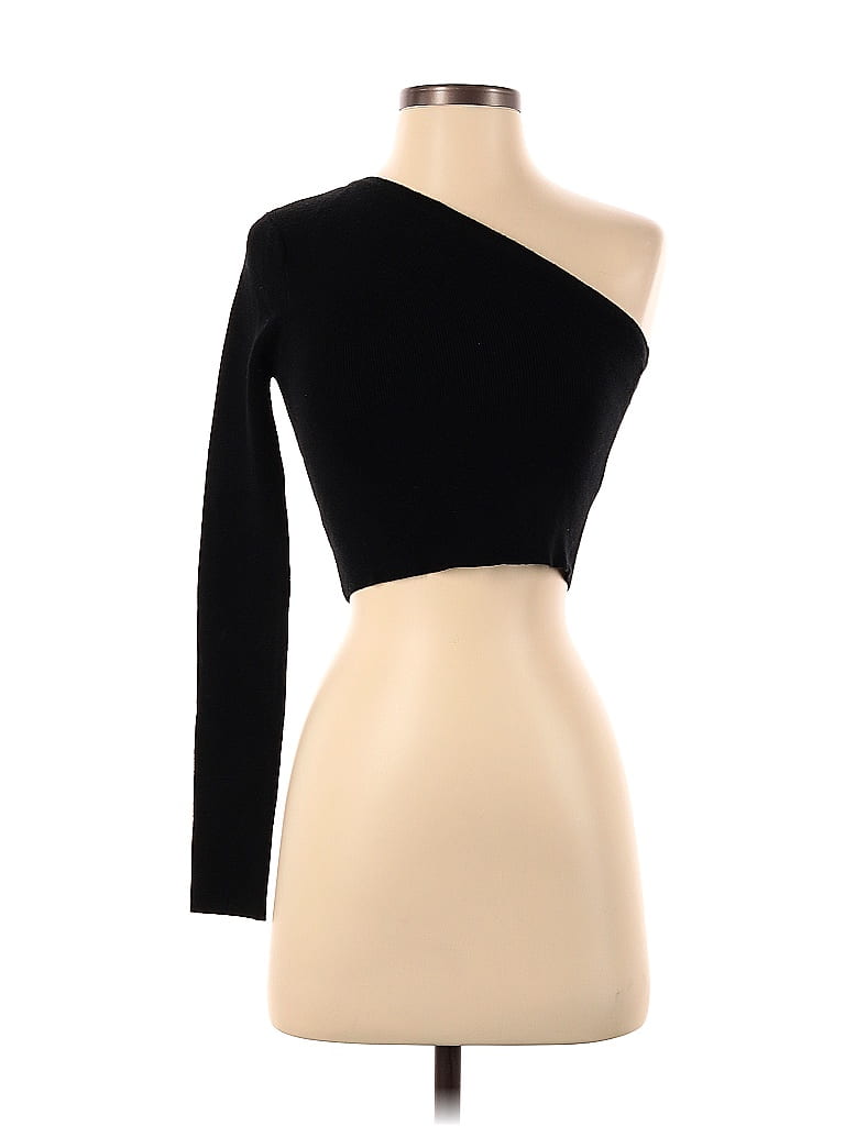 Pre-owned Double Zero Pullover Sweater In Black