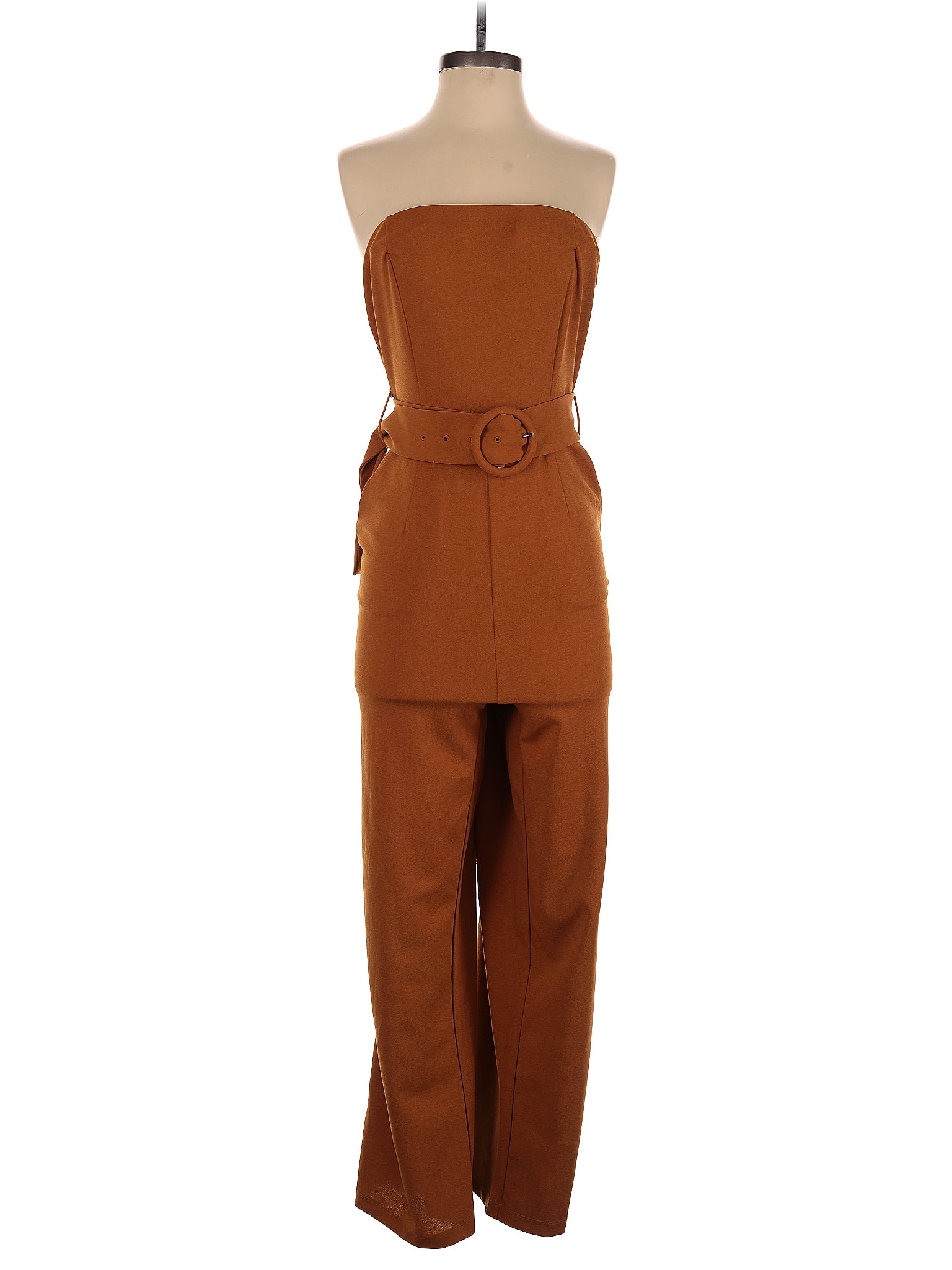 Forever 21 Liquid Gold occasion jumpsuit S ~~~