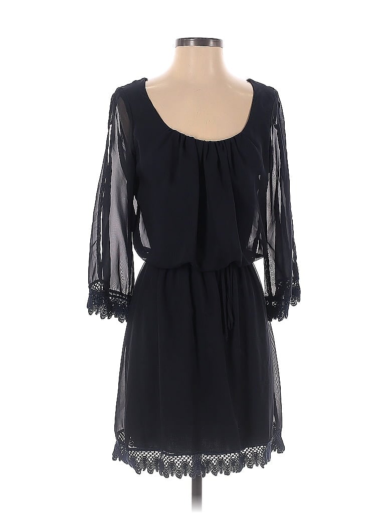Jodi Kristopher 100% Polyester Black Cocktail Dress Size M - photo 1