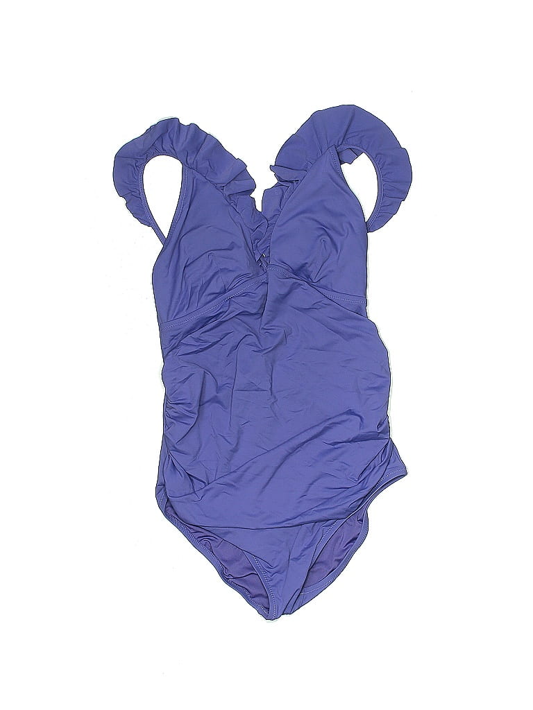 Gap Solid Purple One Piece Swimsuit Size S - 60% off | thredUP