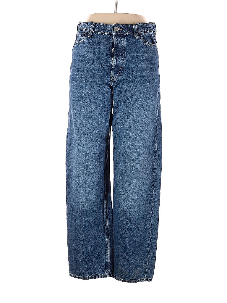 Jean Capri Femme Banana Republic - Taille 4 - 100% Coton Denim Bleu - Occasion Très Bon État