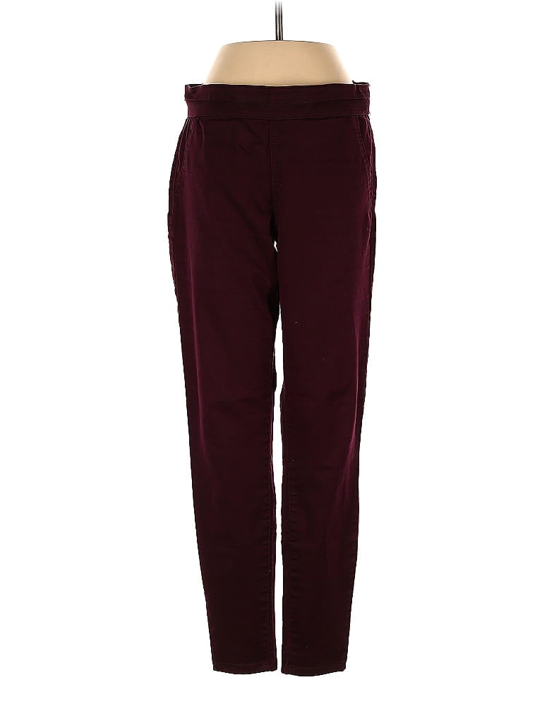 Pre-owned Soho Jeans New York & Company Casual Pants In Burgundy