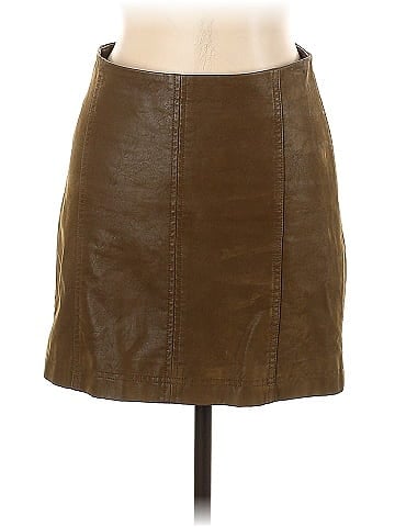 Leather skirt size outlet 8