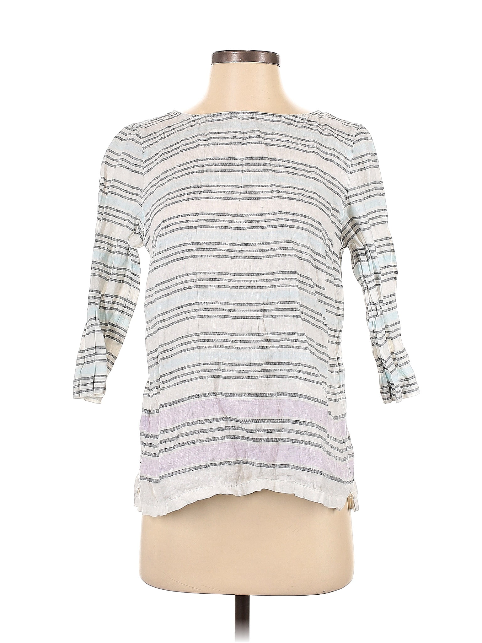 Brandy Melville Stripes Gray Tank Top One Size - 31% off