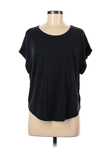 Lucky Brand Black Short Sleeve T-Shirt Size M - 52% off