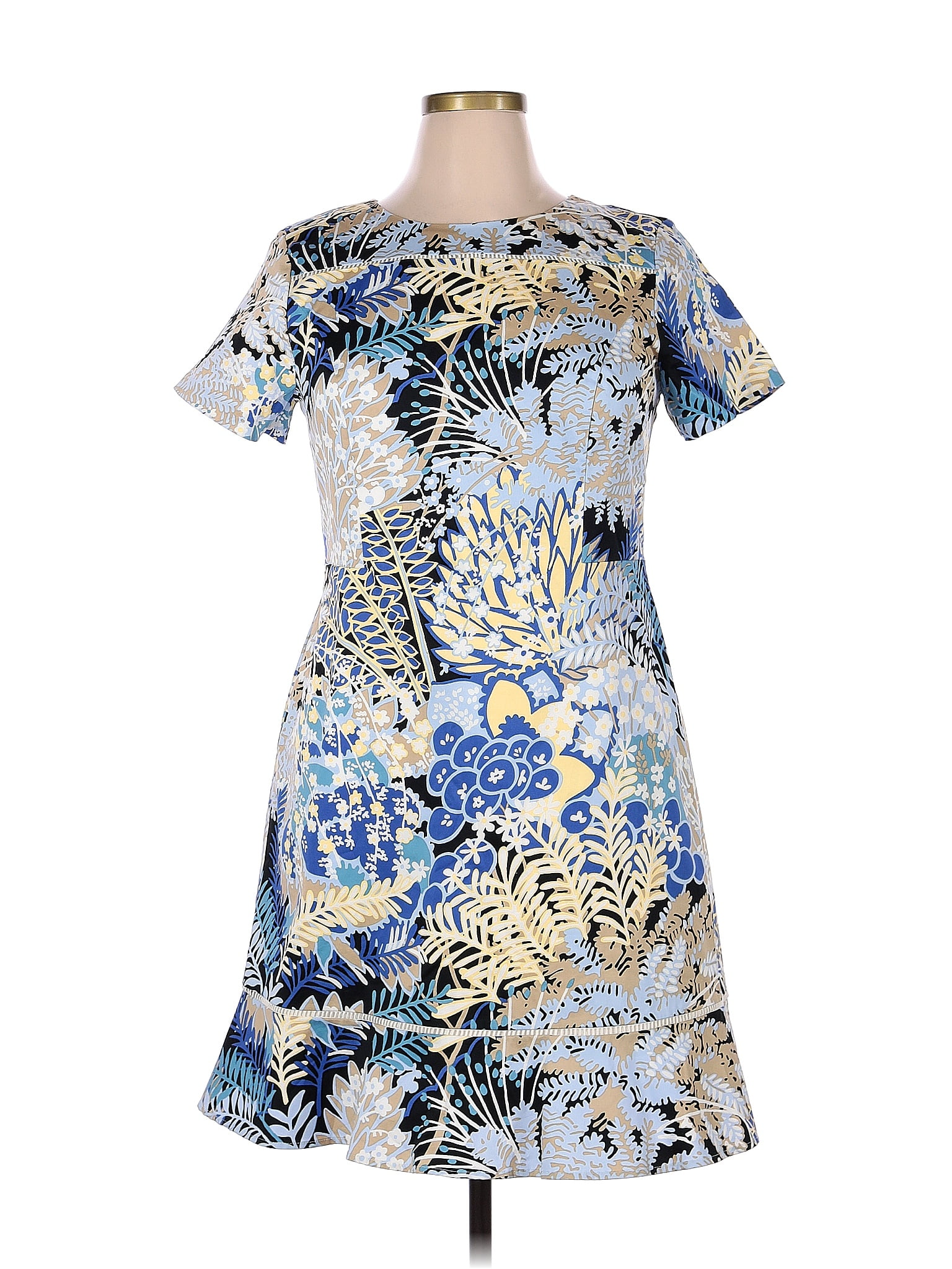 Talbots Blue Cocktail Dress Size 14 (Petite) 79 off ThredUp